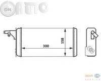 Schimbator caldura -  incalzire habitaclu 