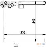 Evaporator aer conditionat 