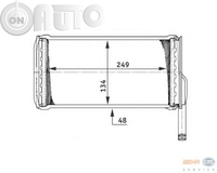 Schimbator caldura -  incalzire habitaclu 