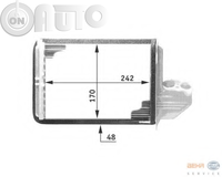 Schimbator caldura -  incalzire habitaclu 