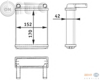 Schimbator caldura -  incalzire habitaclu 