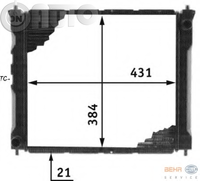 Radiator -  racire motor 