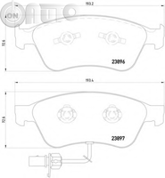 Set placute frana - frana disc 