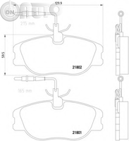 Set placute frana - frana disc 