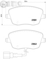 Set placute frana - frana disc 
