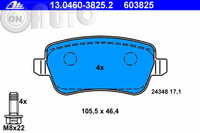 Set placute frana - frana disc 