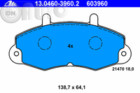 Set placute frana - frana disc 