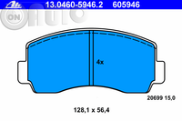 Set placute frana - frana disc 