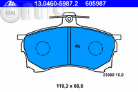 Set placute frana - frana disc 