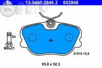 Set placute frana - frana disc 