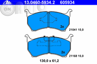 Set placute frana - frana disc 