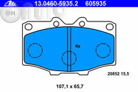 Set placute frana - frana disc 