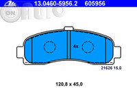 Set placute frana - frana disc 