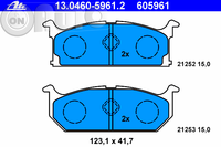 Set placute frana - frana disc 