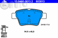 Set placute frana - frana disc 