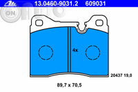 Set placute frana - frana disc 