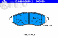 Set placute frana - frana disc 