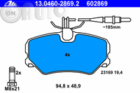 Set placute frana - frana disc 