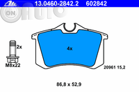 Set placute frana - frana disc 