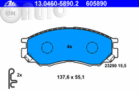 Set placute frana - frana disc 