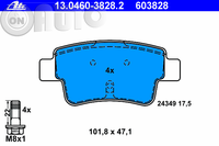 Set placute frana - frana disc 