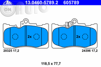 Set placute frana - frana disc 