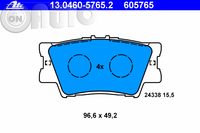 Set placute frana - frana disc 