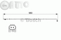 Senzor de avertizare uzura placute de frana 