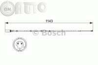 Senzor de avertizare uzura placute de frana 