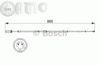 Senzor de avertizare uzura placute de frana 