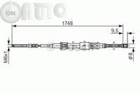 Cablu -  frana de parcare 