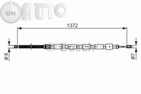 Cablu -  frana de parcare 
