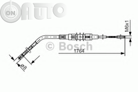 Cablu -  frana de parcare 