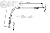 Cablu -  frana de parcare 