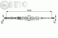 Cablu -  frana de parcare 