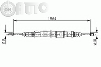 Cablu -  frana de parcare 