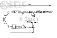 Cablu -  frana de parcare 