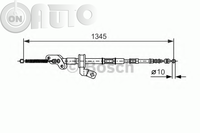 Cablu -  frana de parcare 