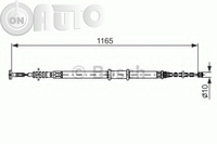 Cablu -  frana de parcare 