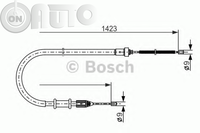 Cablu -  frana de parcare 
