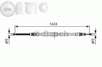 Cablu -  frana de parcare 
