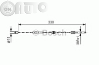 Cablu -  frana de parcare 