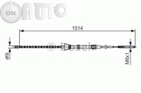 Cablu -  frana de parcare 