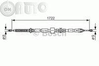 Cablu -  frana de parcare 