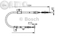 Cablu -  frana de parcare 