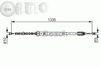 Cablu -  frana de parcare 