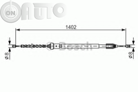 Cablu -  frana de parcare 