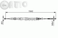Cablu -  frana de parcare 