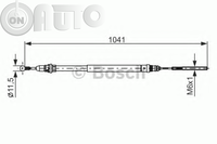 Cablu -  frana de parcare 