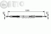 Cablu -  frana de parcare 